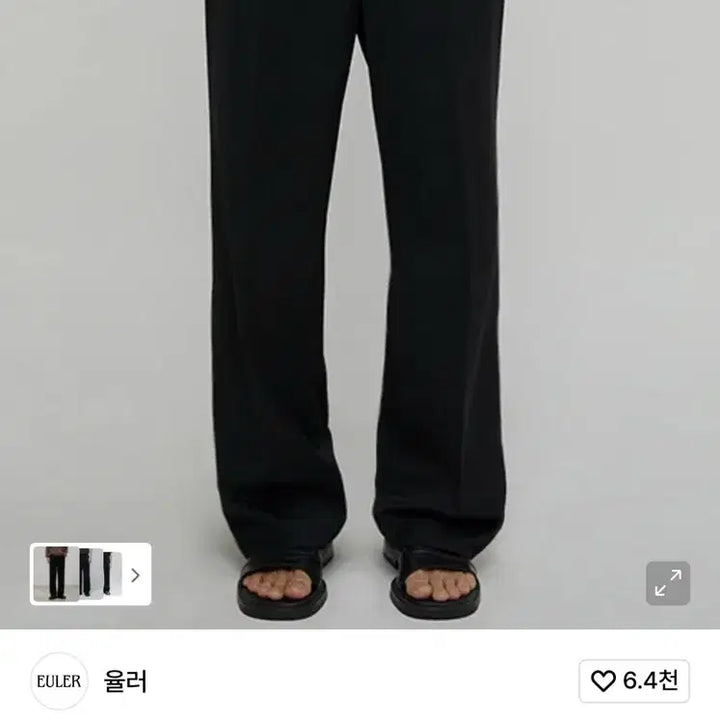 [BUNJANG] Yuler One-Tuck Slacks Black, M / [택포] 율러 원턱 슬랙스 블랙, M