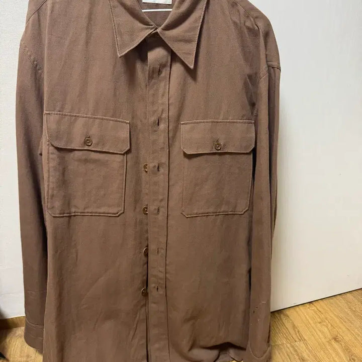 [BUNJANG] Lemaire Oversized Shirt Brown Size 50 / 르메르 오버 셔츠 50사이즈 브라운 색상