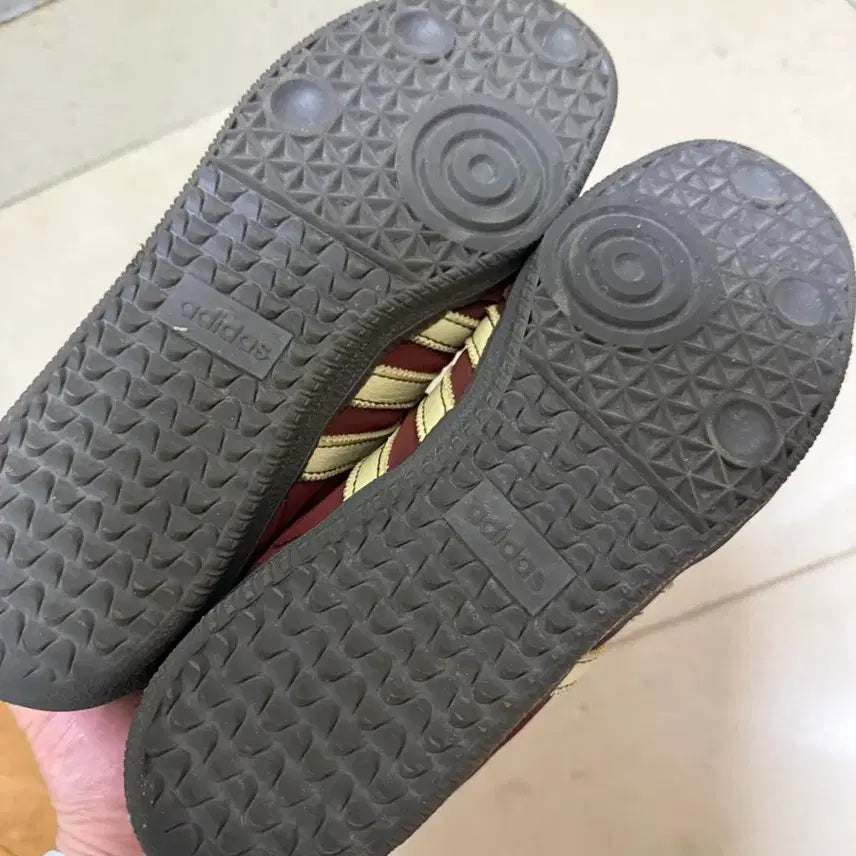 [BUNJANG] Adidas Wales Bonner Samba Burgundy 270 / 아디다스 웨일즈보너 삼바 버건디
