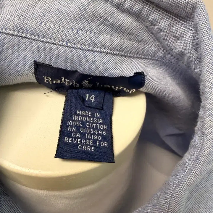 [BUNJANG] Ralph Lauren Denim Shirt 14 Size / 랄프로렌 데님 셔츠 14사이즈