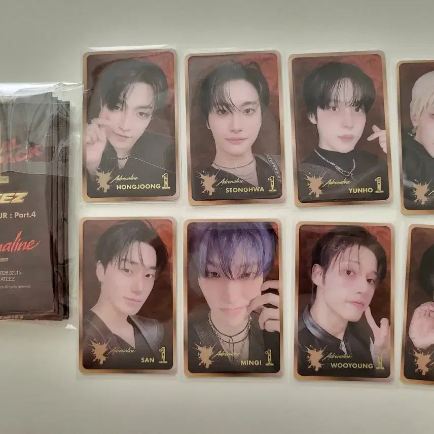 [SOLD OUT] ATEEZ 에이티즈 하이어 타임피스 인가 포카 세트