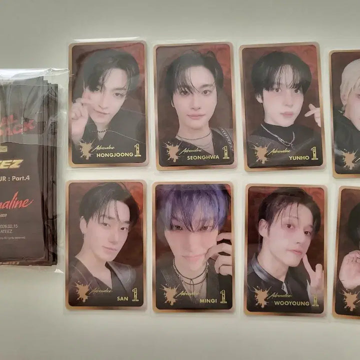 [SOLD OUT] ATEEZ 에이티즈 하이어 타임피스 인가 포카 세트