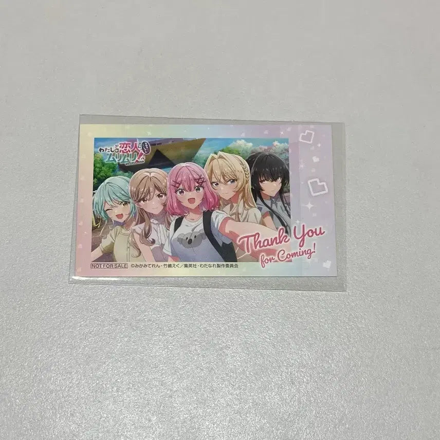 [BUNJANG] Watashi no Oshi ga Budokan ni Ittekuretara kure mo Ii 애니메재팬 Illustration Card / 내가 연인이 될 수 있을 리 없잖아 무리무리 와타나레 애니메재팬 백합