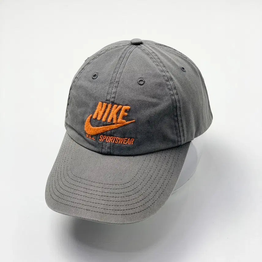 [BUNJANG] Nike Sports Gray Unisex Ball Cap / [OS/정품] 00s 나이키 스포츠 그레이 남여공용 볼캡