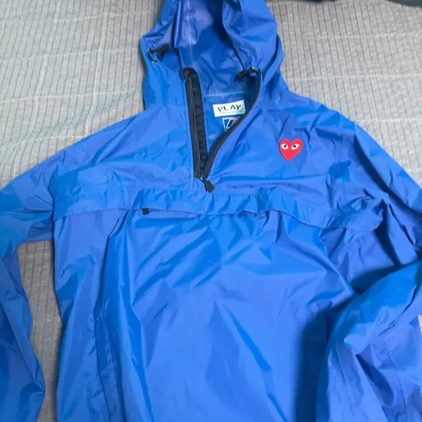 [BUNJANG] Comme des Garcons K-Way Anorak Windbreaker Jacket (M) / 꼼데가르송 k-way 콜라보 아노락 바람막이 m