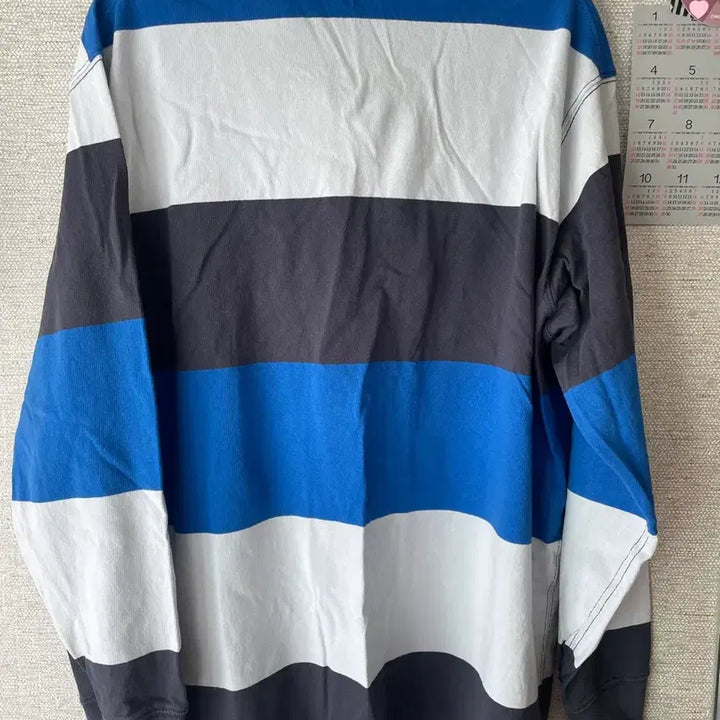[BUNJANG] Uniqlo JW Anderson Striped Rugby Shirt / 유니클로 JW Anderson 스트라이프 럭비 셔츠 L