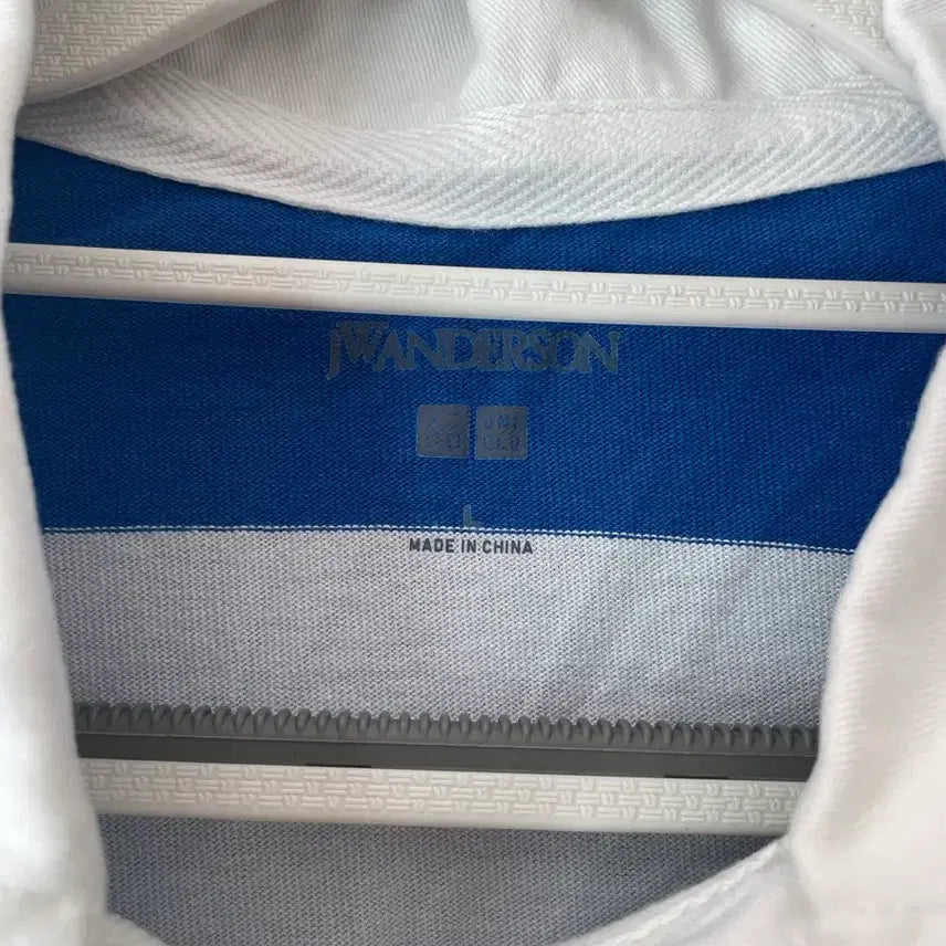 [BUNJANG] Uniqlo JW Anderson Striped Rugby Shirt / 유니클로 JW Anderson 스트라이프 럭비 셔츠 L
