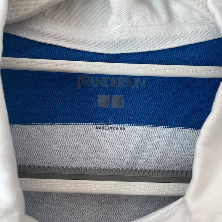 [BUNJANG] Uniqlo JW Anderson Striped Rugby Shirt / 유니클로 JW Anderson 스트라이프 럭비 셔츠 L