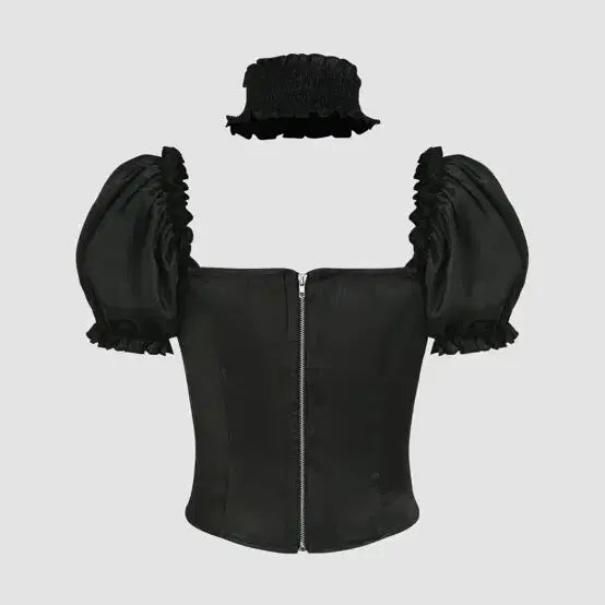 [BUNJANG] SABYSODA Square Neck Blouse / 샵사이다 스퀘어넥 블라우스