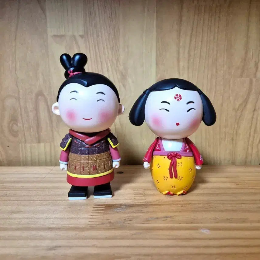 [BUNJANG] Chinese General &amp; Yeonji Gonji PVC Figurines / 중국 장군 &amp; 연지곤지 PVC 피규어