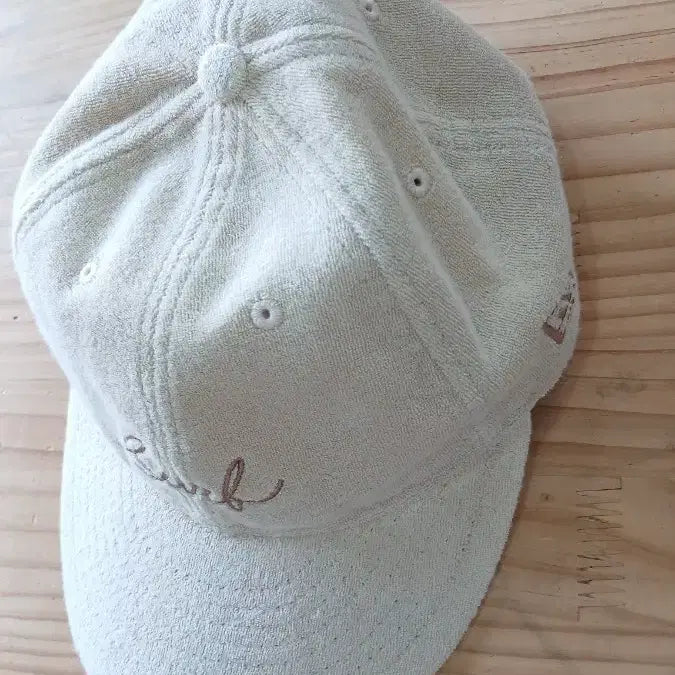 [SOLD OUT] 뉴에라 타월 소재 볼캡 아이보리 M-L  상태좋음  끈조절가능