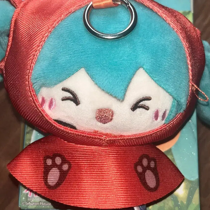 [BUNJANG] Hatsune Miku Rainy Day Plush Keyring / 하츠네 미쿠 비오는날 인형 키링