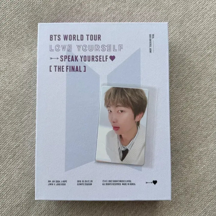 [BUNJANG] BTS Speak Yourself The Final DVD (RM Photocard) / 방탄 스픽콘 파이널 디비디 dvd (+남준 포카)