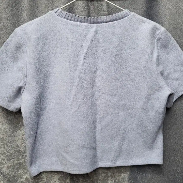 [BUNJANG] ZARA Knit Short Sleeve T-Shirt (Size L / Light Purple) / ZARA 자라 니트 반팔 티셔츠 (L사이즈/연보라)