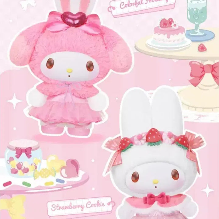 [BUNJANG] TopToy My Melody Strawberry Cookie Large Plush Doll / 현물 바로배송/ 탑토이 마이멜로디 스트로베리 쿠키 대형 봉제인형