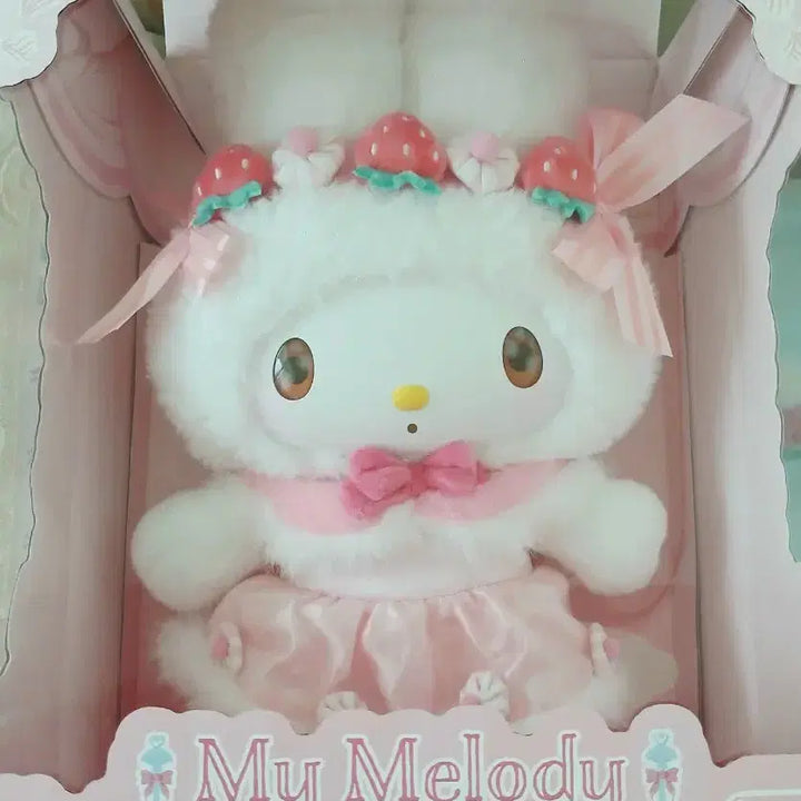 [BUNJANG] TopToy My Melody Strawberry Cookie Large Plush Doll / 현물 바로배송/ 탑토이 마이멜로디 스트로베리 쿠키 대형 봉제인형