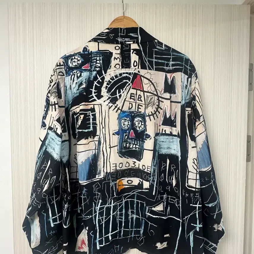 [BUNJANG] Wacko Maria Basquiat Printed Shirt / 와코마리아 바스키아 셔츠