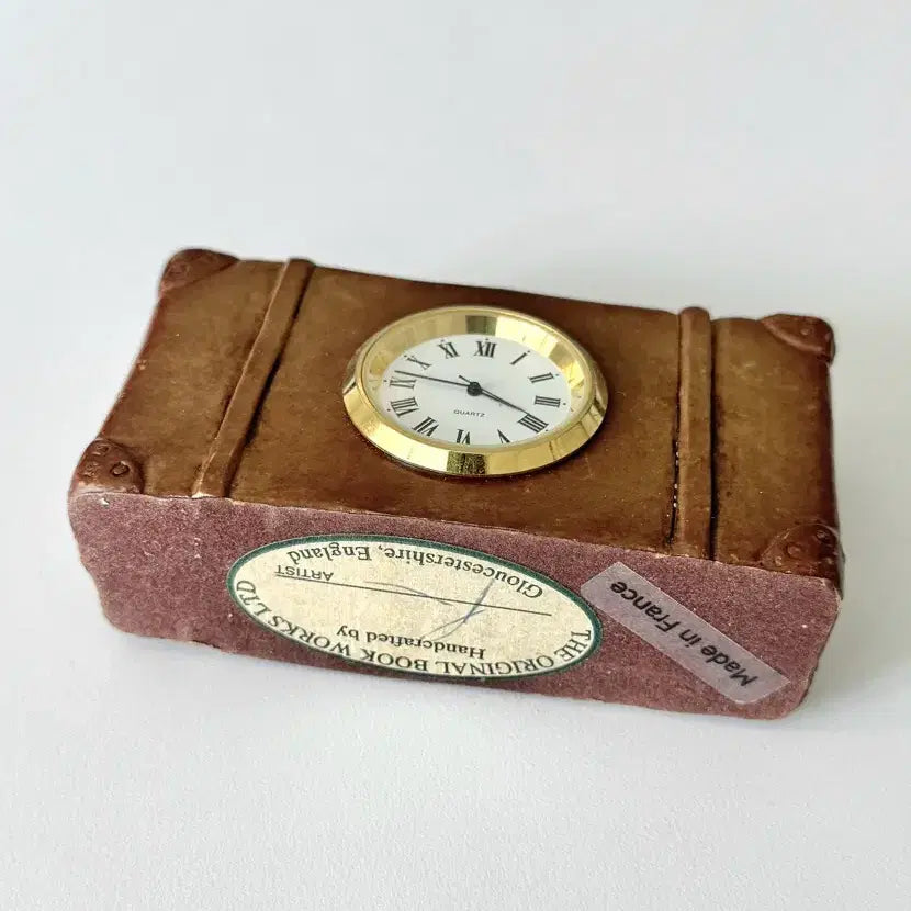 [BUNJANG] Vintage French Travel Case Clock / 빈티지 시계(건전지8개 포함)