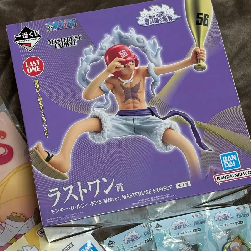 [BUNJANG] One Piece Luffy Gear 5 Figure Bundle Set / 원피스 하위상덤 라스트원 루피 기어5 야구 제일복권 피규어 상상하는 미래