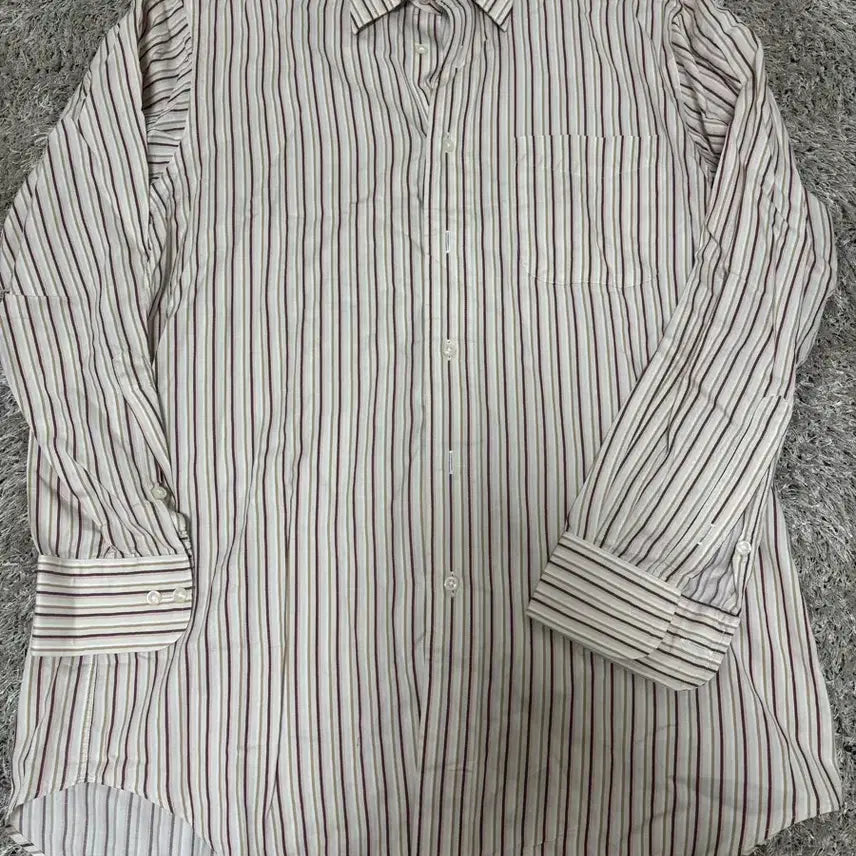 [BUNJANG] Lanvin Striped Shirt Size 100-105 / 일제 LANVIN 스트라이프 셔츠 사이즈 100-105
