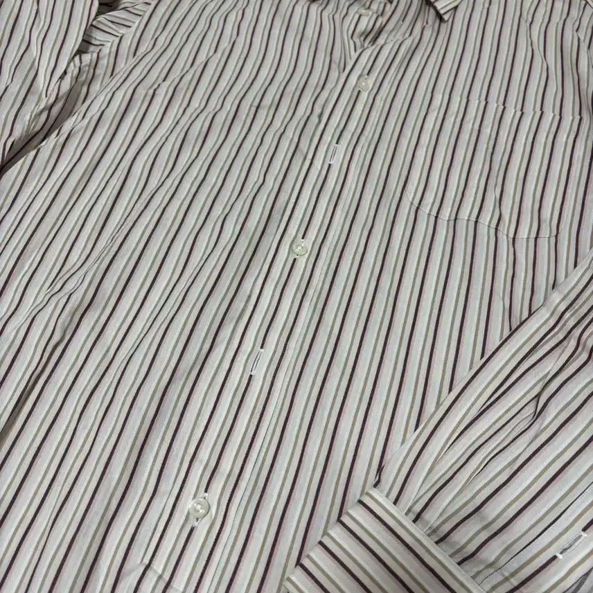 [BUNJANG] Lanvin Striped Shirt Size 100-105 / 일제 LANVIN 스트라이프 셔츠 사이즈 100-105