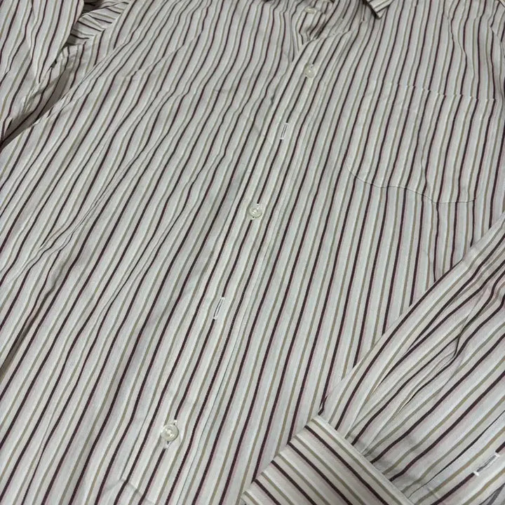 [BUNJANG] Lanvin Striped Shirt Size 100-105 / 일제 LANVIN 스트라이프 셔츠 사이즈 100-105