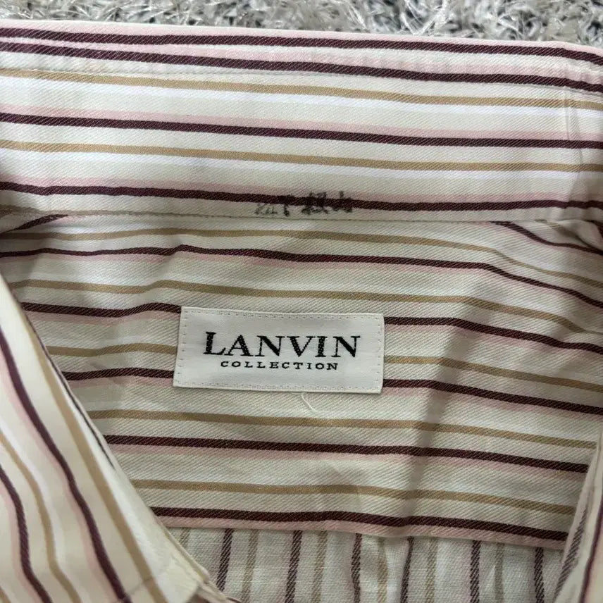 [BUNJANG] Lanvin Striped Shirt Size 100-105 / 일제 LANVIN 스트라이프 셔츠 사이즈 100-105