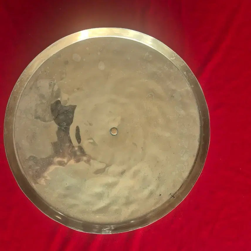 [BUNJANG] Kim Moon-ik Artisan Celadon Brazier / 무형문화재  김문익 작  놋상  (무료배송)