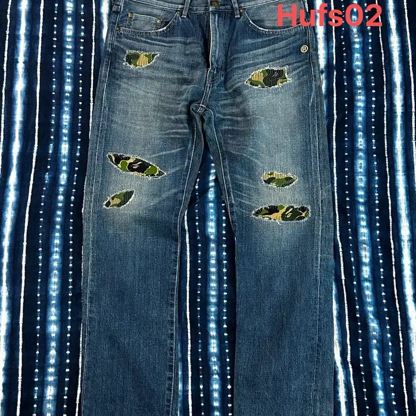 [BUNJANG] BAPE Type 05 Denim Pants XL / 베이프 타입05 데님 xl사이즈