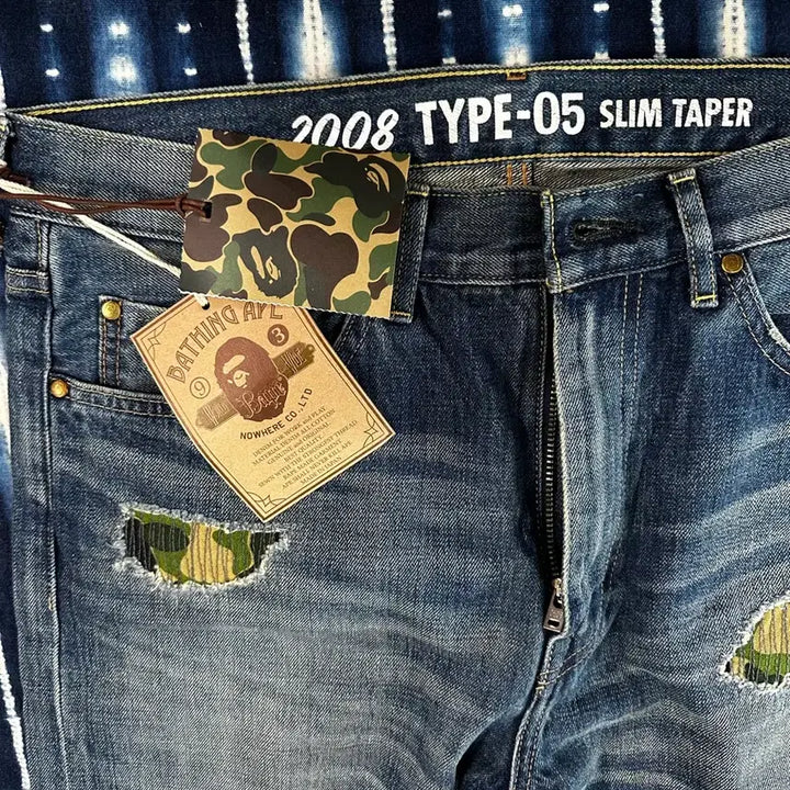 [BUNJANG] BAPE Type 05 Denim Pants XL / 베이프 타입05 데님 xl사이즈