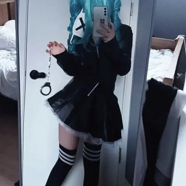 [BUNJANG] Hatsune Miku Secret Police Cosplay Full Set / 비밀경찰 미쿠 풀셋 코스프레 예약중