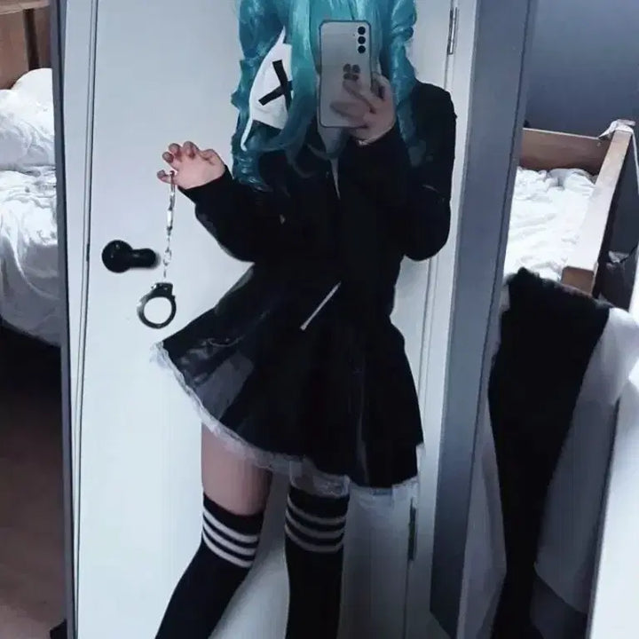 [BUNJANG] Hatsune Miku Secret Police Cosplay Full Set / 비밀경찰 미쿠 풀셋 코스프레 예약중