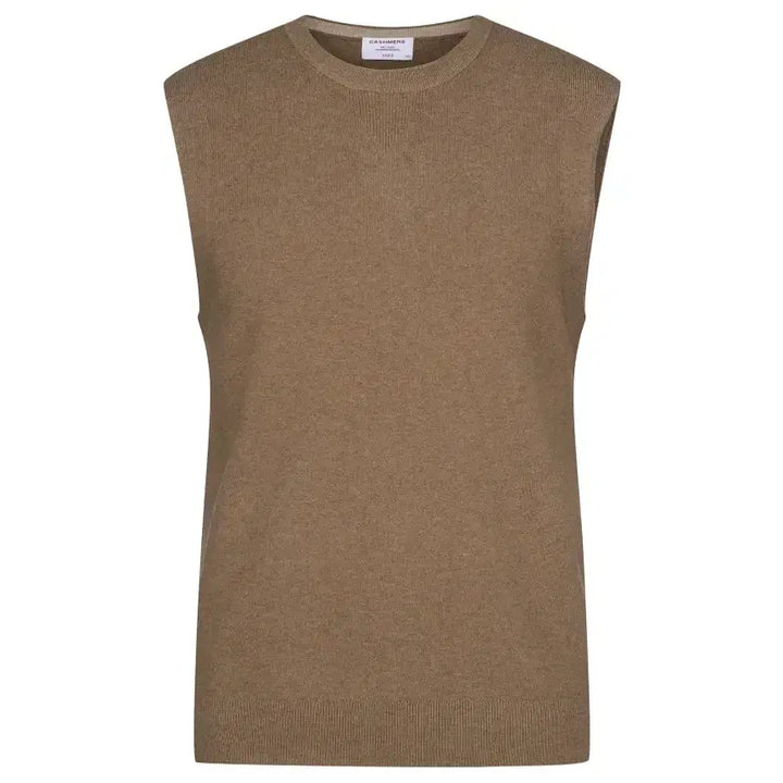 [BUNJANG] ZIOZIA And Z Wool Cashmere Knit Vest Camel / 지오지아 And Z / 앤드지 울캐시미어 니트 베스트 카멜 / 100