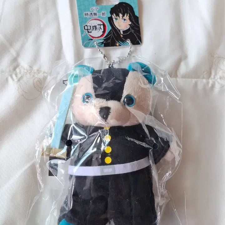 [BUNJANG] Demon Slayer Muichiro Bear Plush Toy / 귀칼 무이치로 베어 누이 무이치로 곰인형