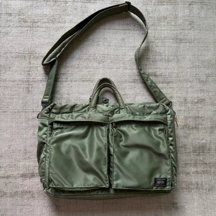 [SOLD OUT] 요시다 포터 탱커 3way 브리프케이스 세이지 그린 japan made