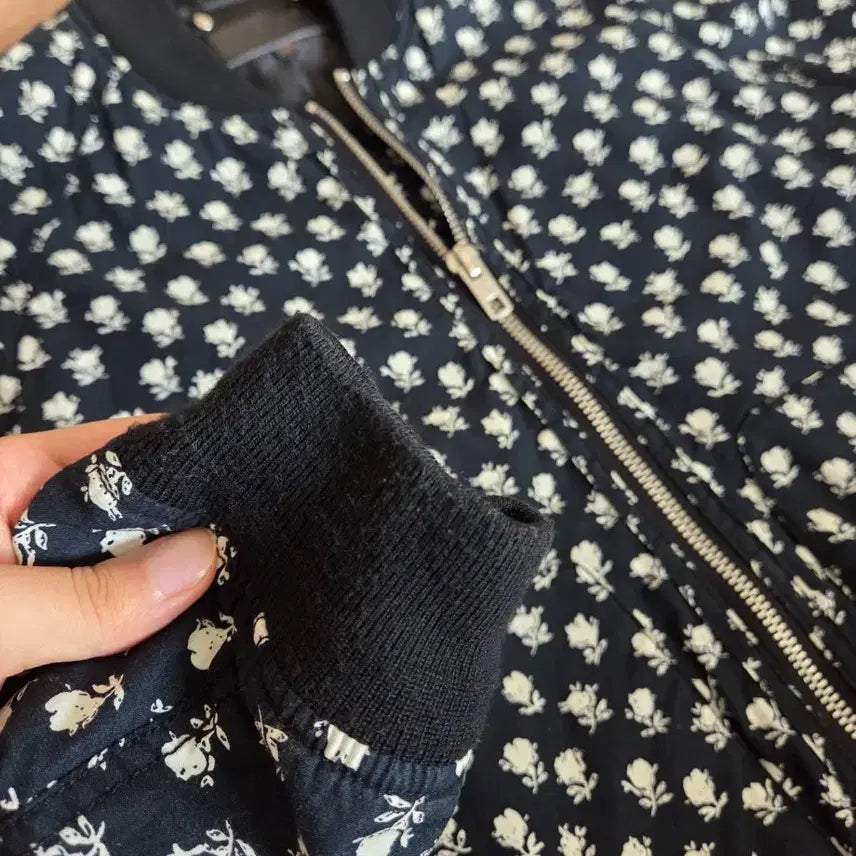 [BUNJANG] COACH Floral Pattern Blouson Jacket / 코치 (COACH) 플라워 무늬 블루종 재킷
