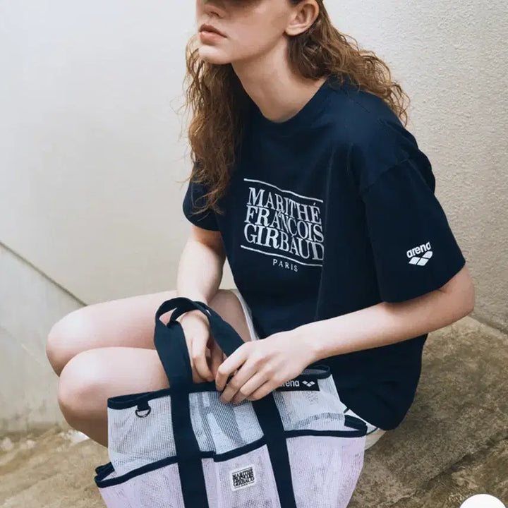 [SOLD OUT] 마리떼 프랑소와 저버 아레나 콜라보 메쉬 백