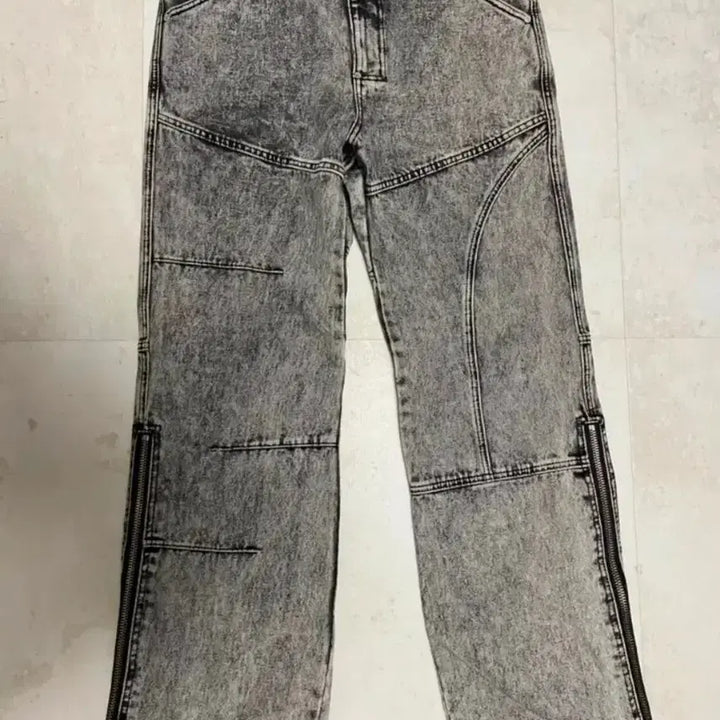 [BUNJANG] Andersson Bell Bleach Washed Zipper Jeans (M) / 앤더슨벨 블리치 워시드 지퍼 진 (M)