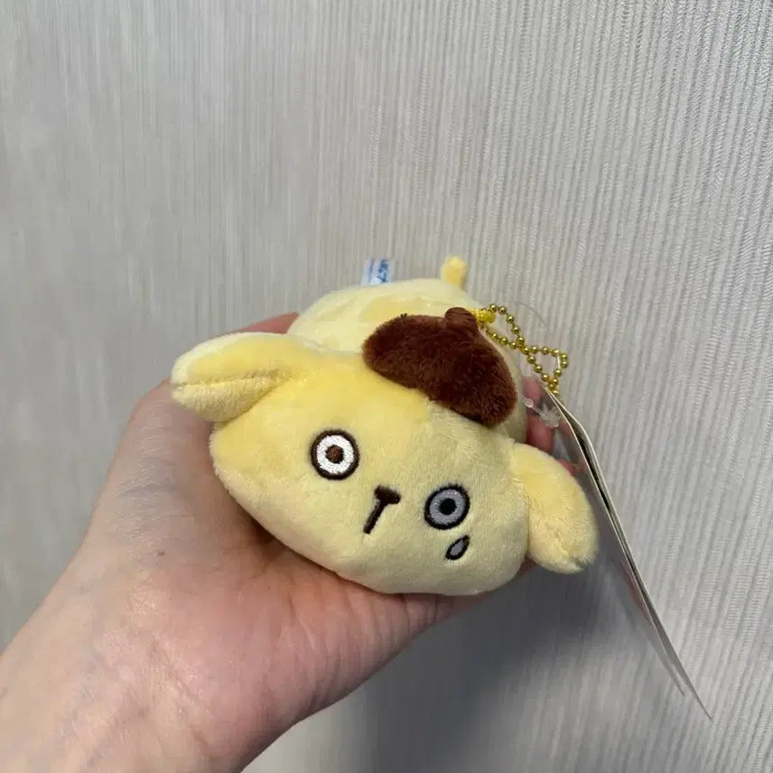 [BUNJANG] Sanrio Pompompurin 30th Anniversary Limited Edition Plush Keyring / 산리오 폼폼푸린 30주년 생일 한정 인형 키링
