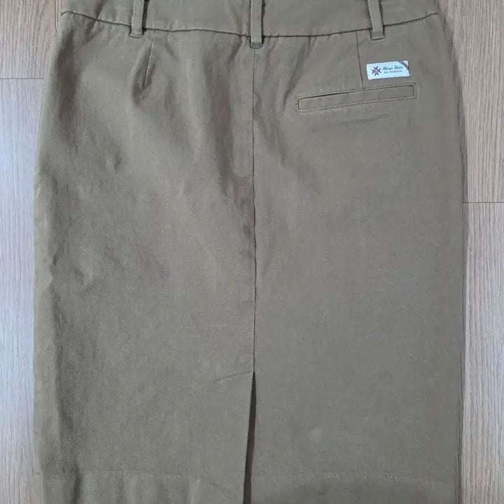 [BUNJANG] HAZZYS Beige H-Line Skirt / 헤지스(HAZZYS) 베이지 H라인 치마