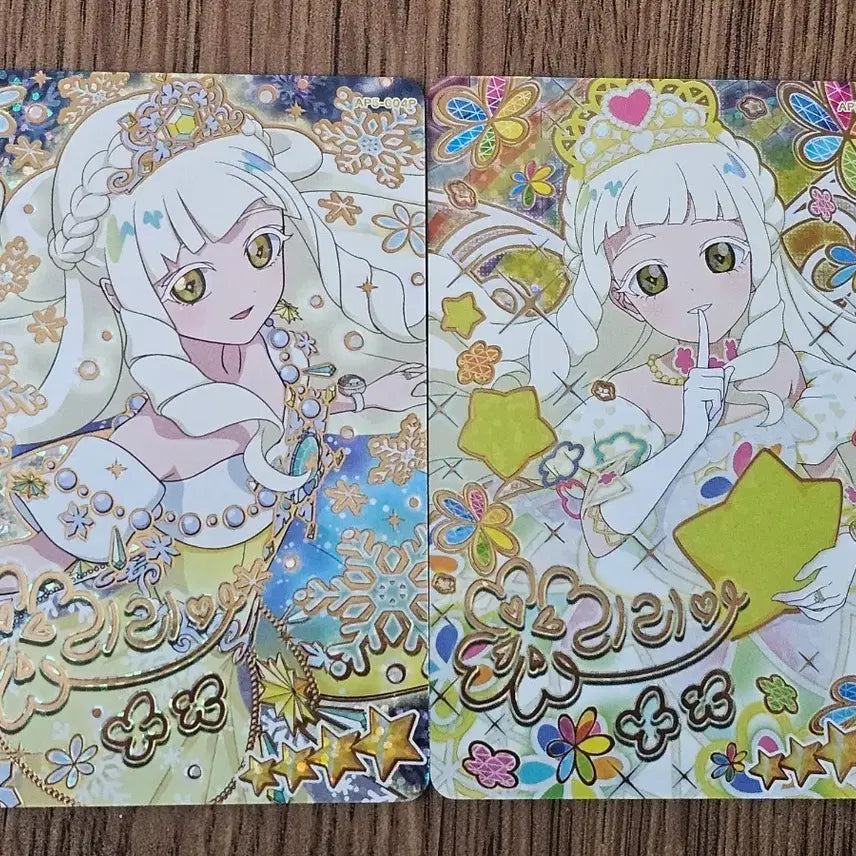 [BUNJANG] Secret Idol Pri 5th Riria Snow Grand Prix Signed Card Bundle Set / 비밀의 아이프리 5탄4성 리리아 스노 그랑프리 사인 2종류 카드 일괄
