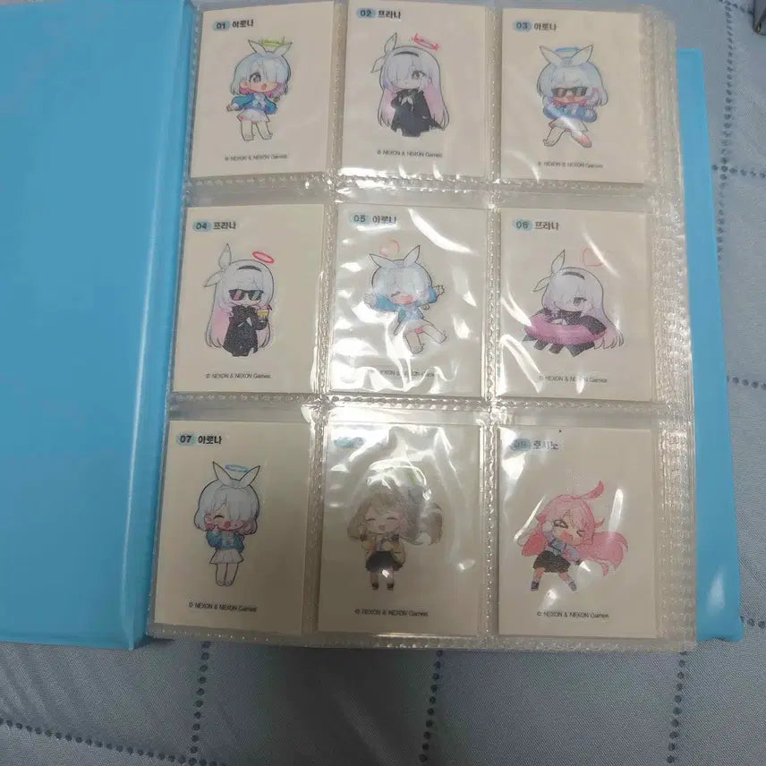 [SOLD OUT] 블루아카이브 gs25 콜라보 시즌1 띠부실 전종, 띠부실북