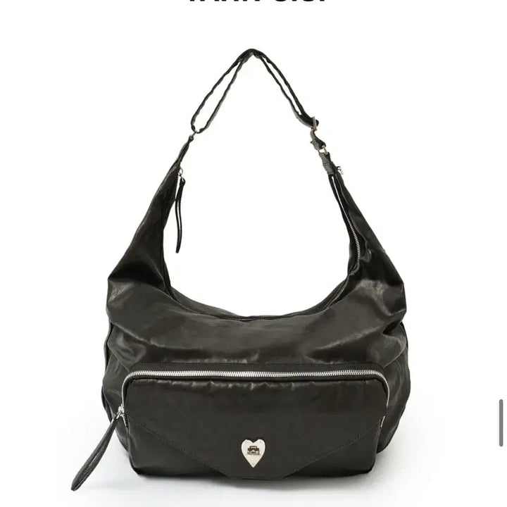 [BUNJANG] Yansisi Sisi Sling Bag - Vintage Black / 얀시시 시시 슬링백 레더-빈티지 블랙