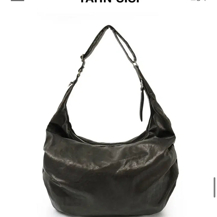[BUNJANG] Yansisi Sisi Sling Bag - Vintage Black / 얀시시 시시 슬링백 레더-빈티지 블랙