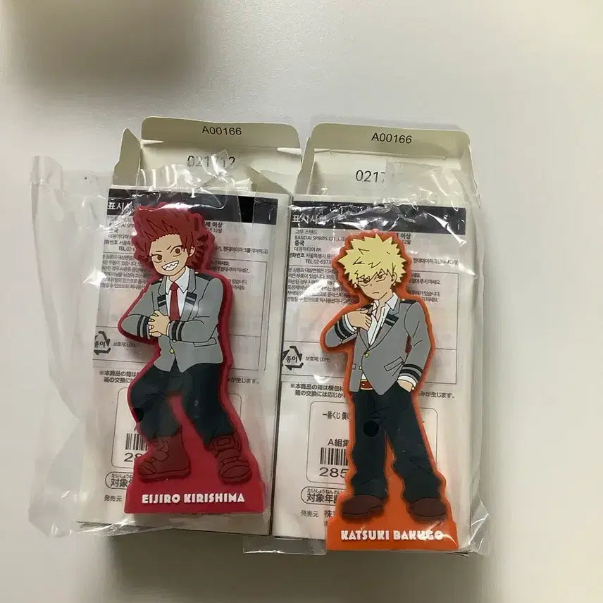 [BUNJANG] My Hero Academia Bakugo and Kirishima Rubber Stand Figure Set / 새상품, 일괄) 히로아카 나히아 제일복권 러버스탠드 바쿠고 키리시마 쿠지