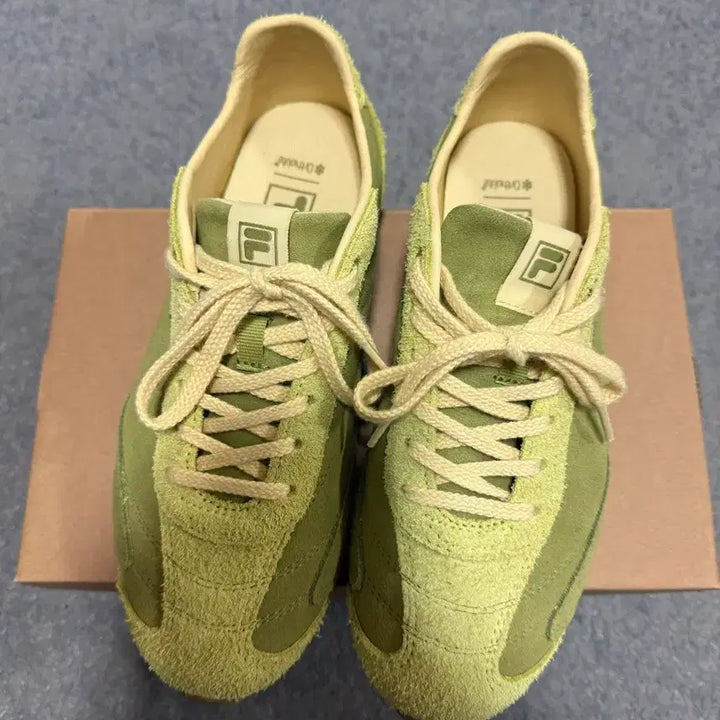 [BUNJANG] Fila Ritmo Sleek LX Matcha Sneakers / 휠라 리트모 슬릭LX 말차 245사이즈 판매합니다.
