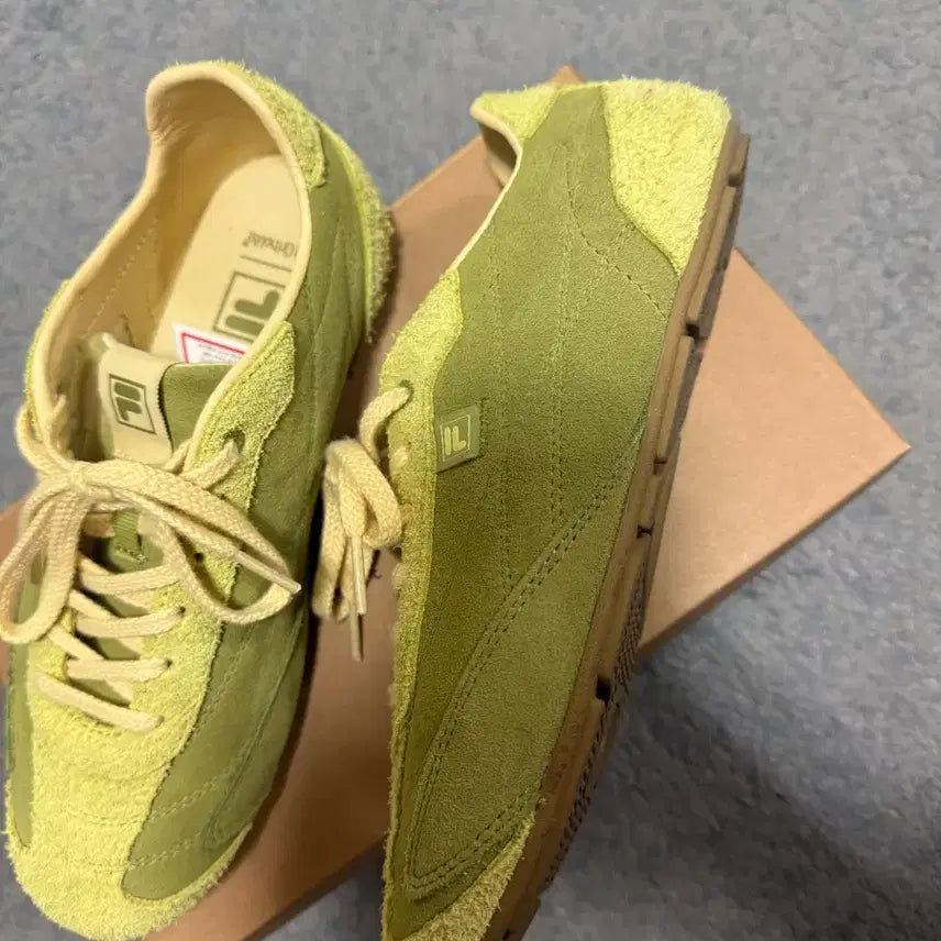 [BUNJANG] Fila Ritmo Sleek LX Matcha Sneakers / 휠라 리트모 슬릭LX 말차 245사이즈 판매합니다.