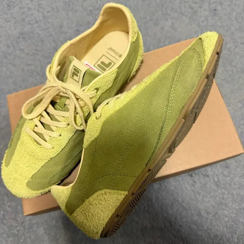 [BUNJANG] Fila Ritmo Sleek LX Matcha Sneakers / 휠라 리트모 슬릭LX 말차 245사이즈 판매합니다.