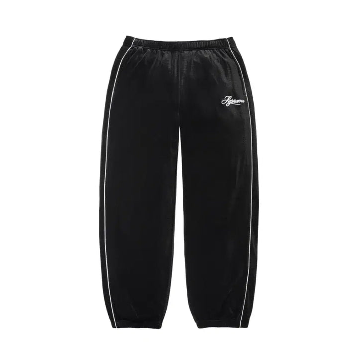 [SOLD OUT] [XL] 슈프림 벨루어 메쉬 트랙 팬츠 블랙 - 26SS