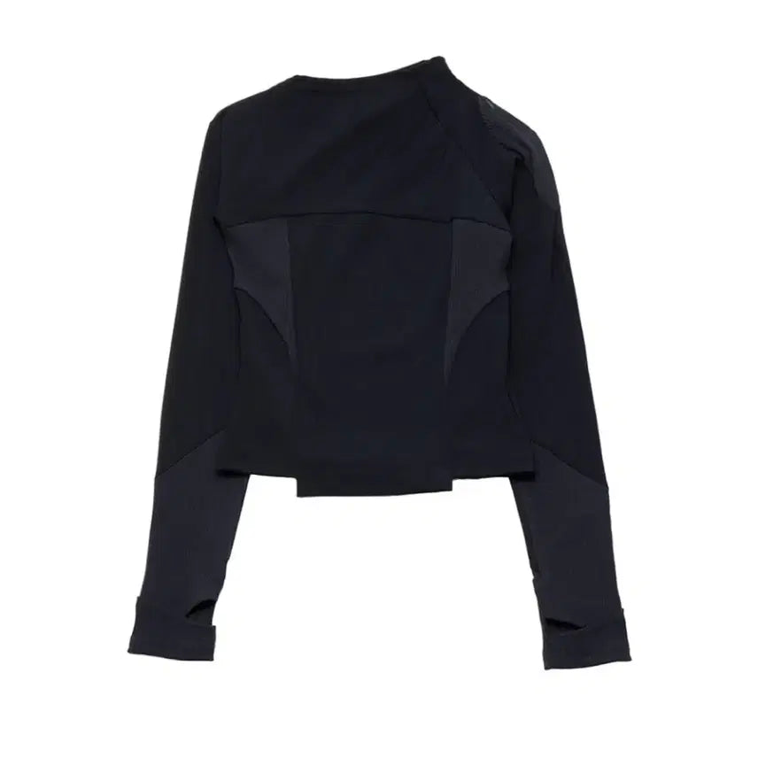 [SOLD OUT] 웻태그 FRONT TUCK RIB PANEL TOP CHARCOAL